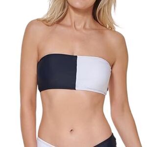 Tommy Hilfiger Color Block Bandeau Bikini Top - Size Large